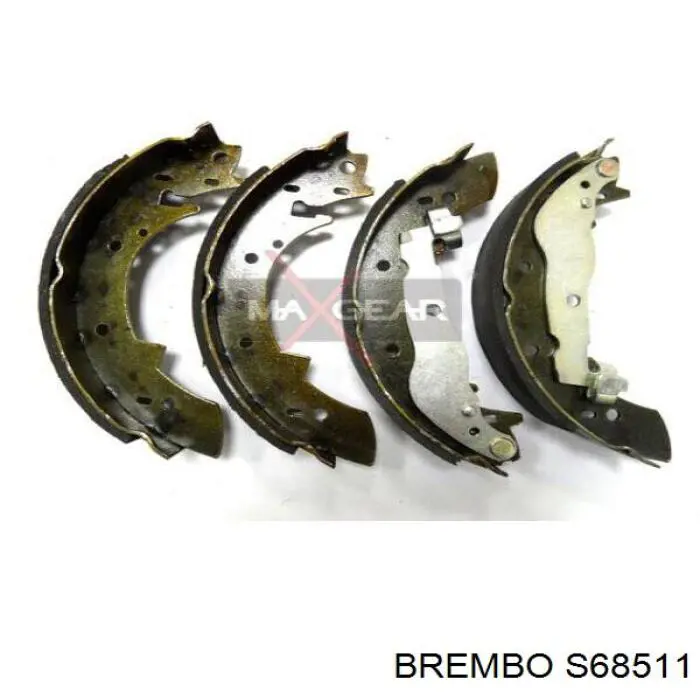 Купить S68511 Brembo Задние барабанные тормозные колодки