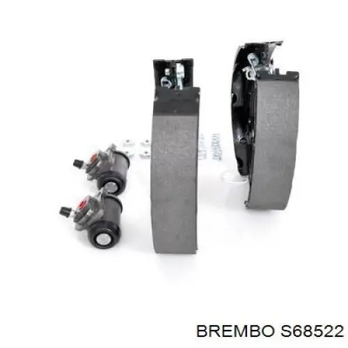 S68522 Brembo Барабанные тормозные колодки