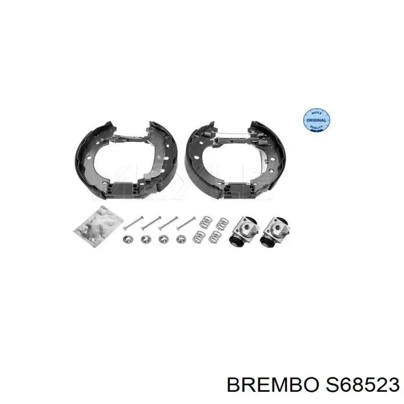 Тормоза рабочие задние ножные и тормозные барабаны Brembo S68523 цена, от 18.35 USD