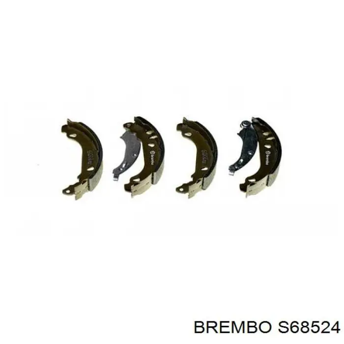 Купить S68524 Brembo Задние барабанные тормозные колодки