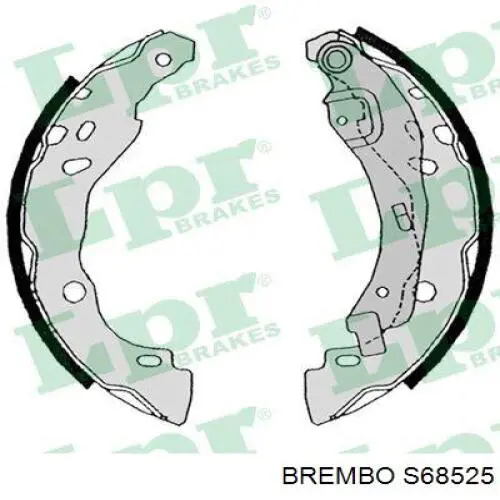 Задние барабанные колодки S68525 Brembo