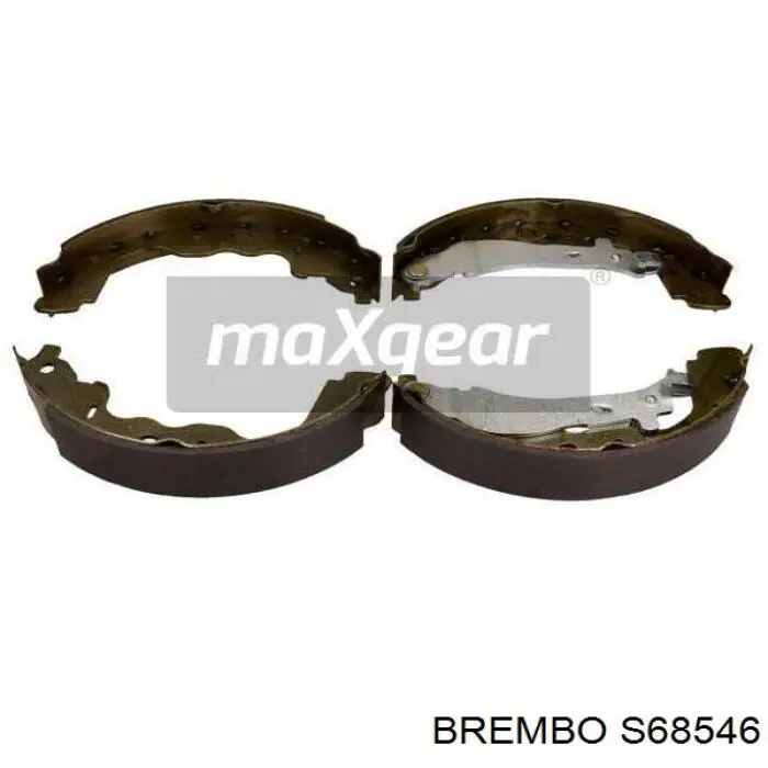 Купить S68546 Brembo Задние барабанные тормозные колодки