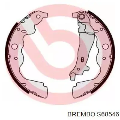 Задние барабанные колодки S68546 Brembo
