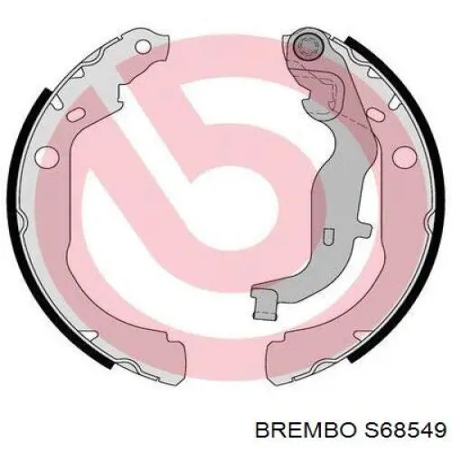 Задние барабанные колодки S68549 Brembo