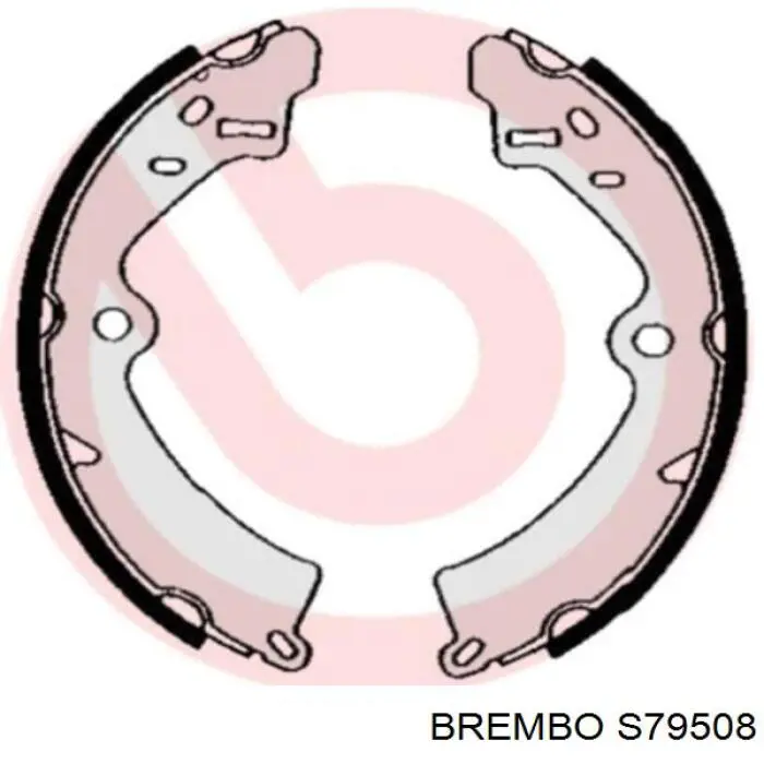 Задние барабанные колодки S79508 Brembo