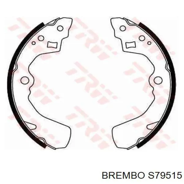 Задние барабанные колодки S79515 Brembo