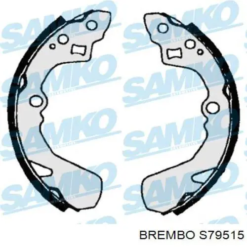 Задние барабанные колодки S79515 Brembo