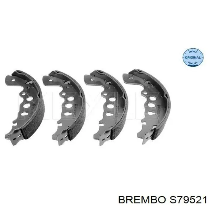 Задние барабанные колодки S79521 Brembo