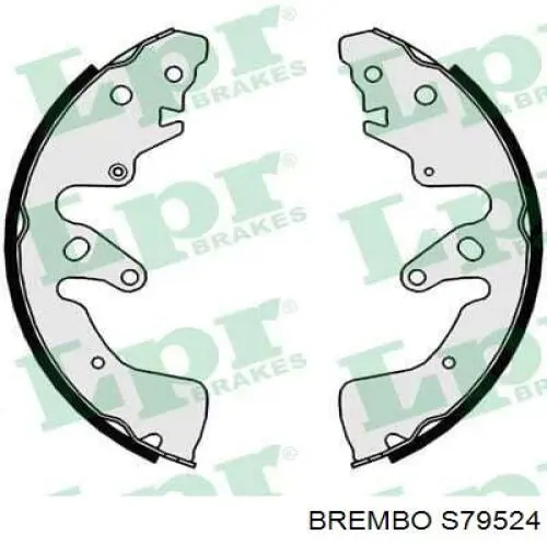 Задние барабанные колодки S79524 Brembo