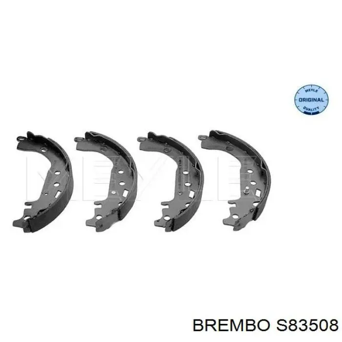 S83508 Brembo задние барабанные колодки