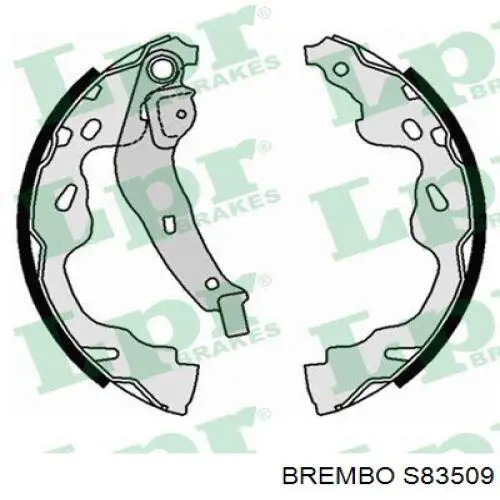 Задние барабанные колодки S83509 Brembo