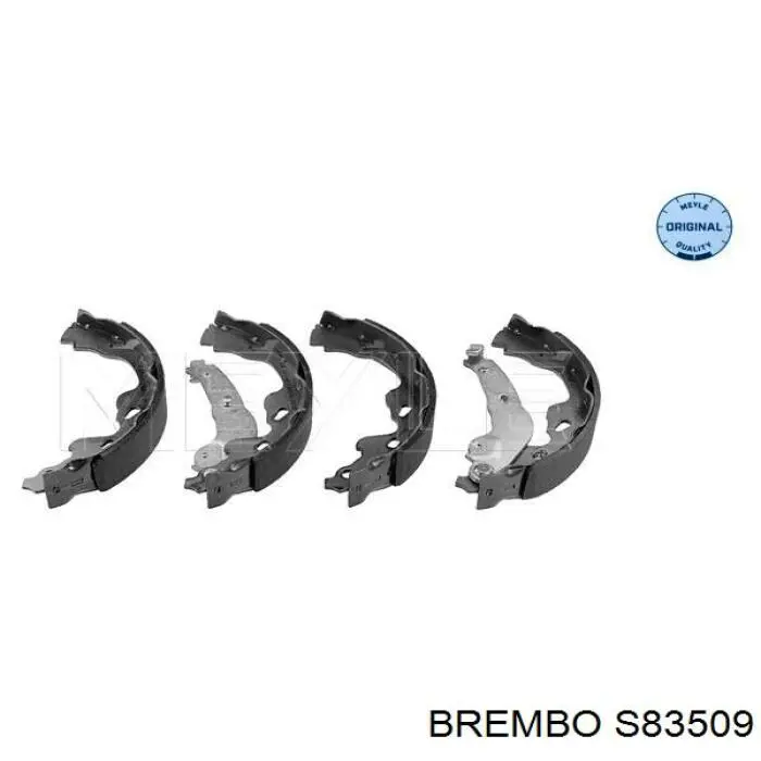 Купить S83509 Brembo Задние барабанные тормозные колодки