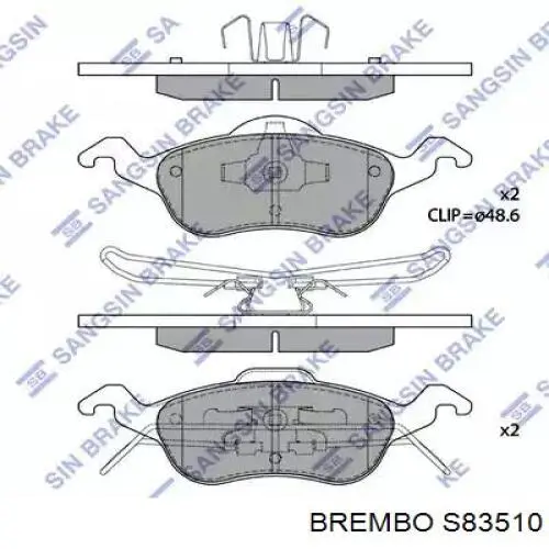 Тормоза рабочие задние ножные и тормозные барабаны Brembo S83510 цена, от 26.10 USD