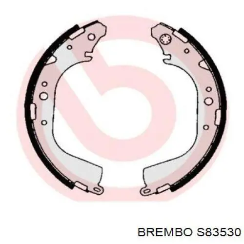 Zapatas de frenos de tambor traseras S83530 Brembo