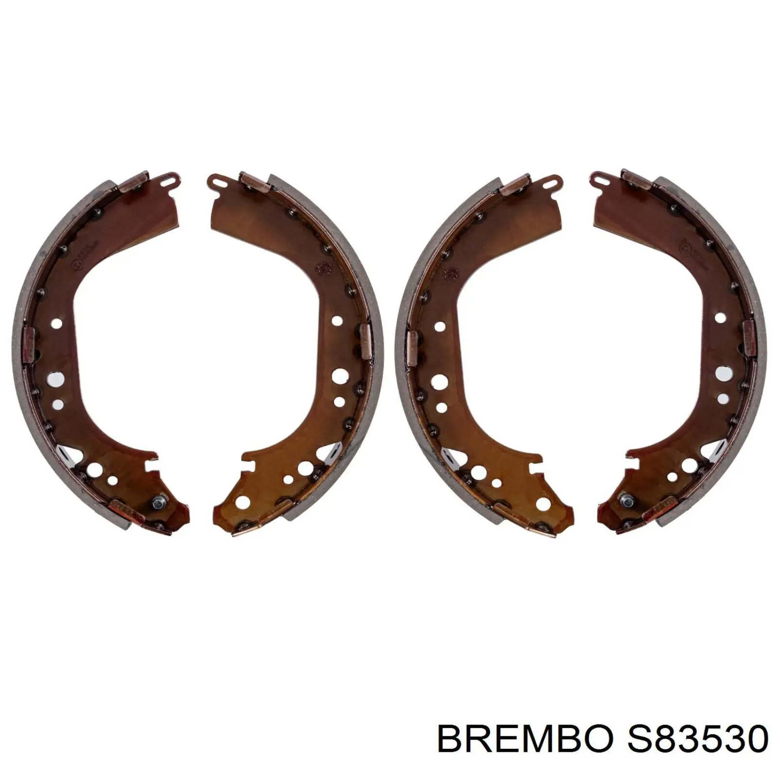 Купить S83530 Brembo Задние барабанные тормозные колодки