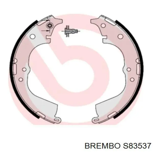 Задние барабанные колодки S83537 Brembo