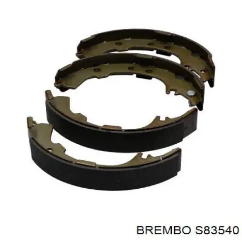 Купить S83540 Brembo Задние барабанные тормозные колодки