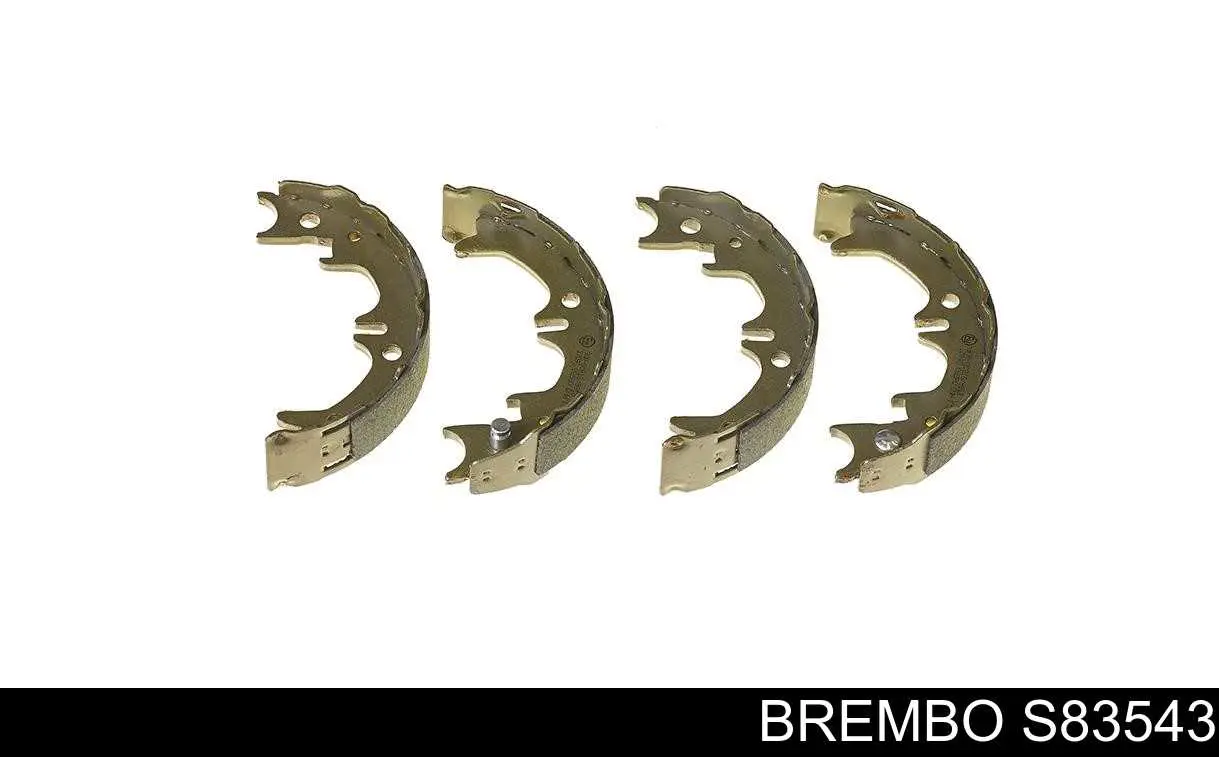 S 83 543 Brembo колодки ручника (стояночного тормоза)