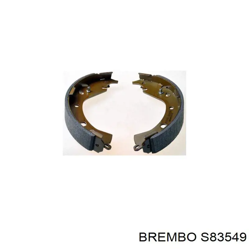 Купить S83549 Brembo Задние барабанные тормозные колодки
