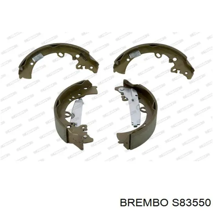 Задние барабанные колодки S83550 Brembo