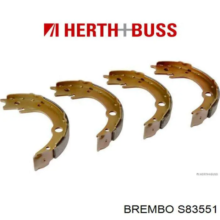 Купить S83551 Brembo Колодки ручника/стояночного тормоза