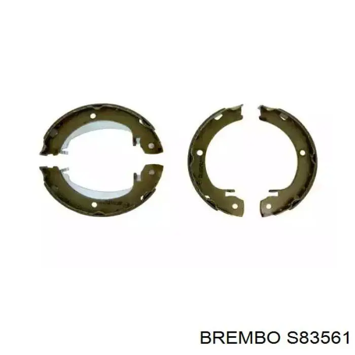 Колодки стояночного тормоза Brembo S83561