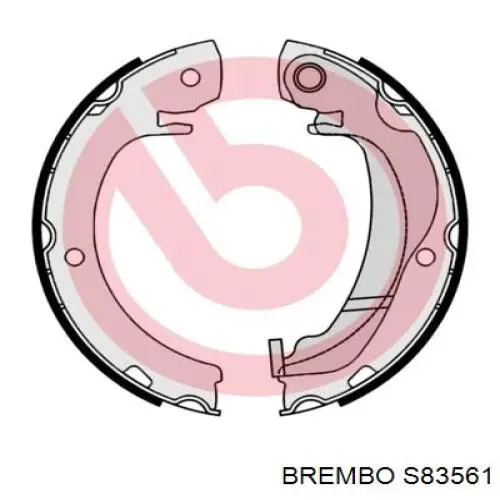 Колодки ручника S83561 Brembo