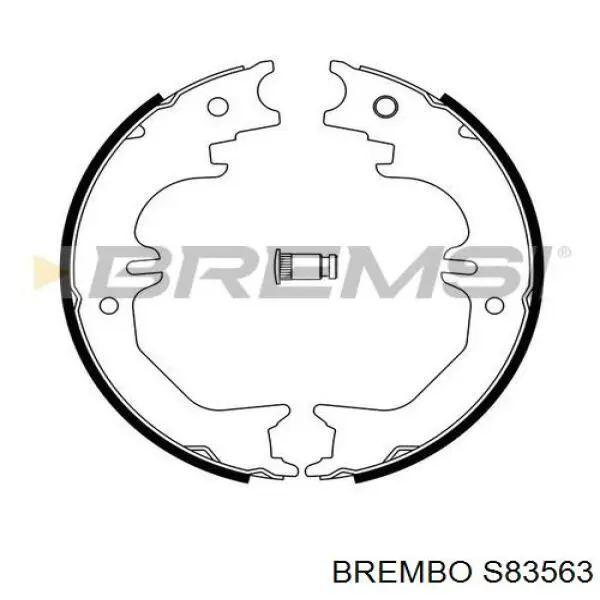 Колодки ручника S83563 Brembo
