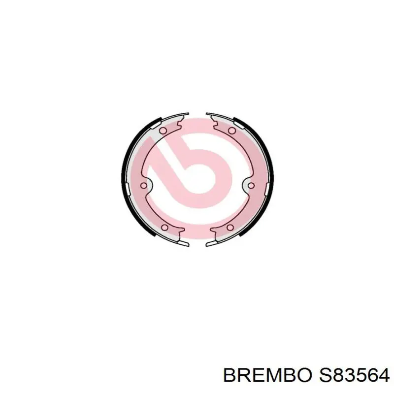 Колодки ручника S83564 Brembo