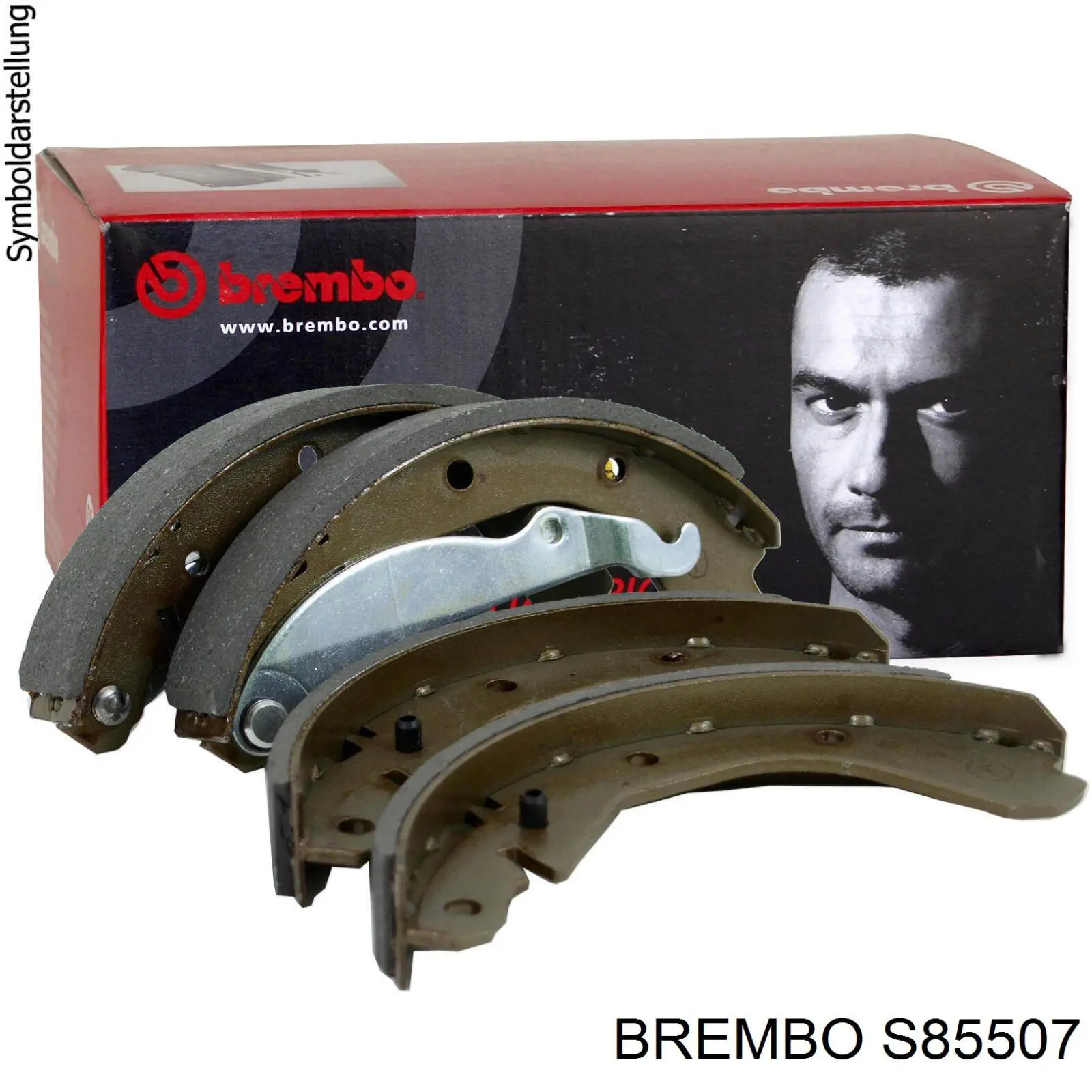 S85507 Brembo Барабанные тормозные колодки
