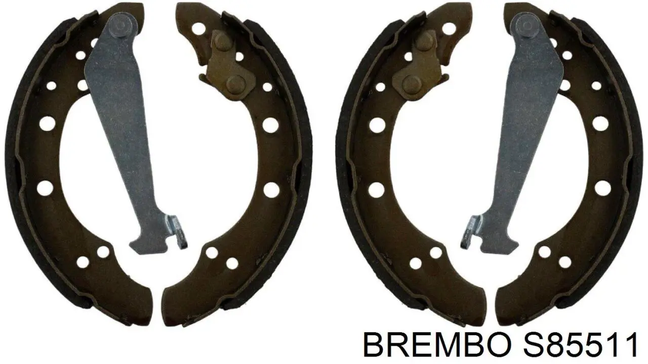 Задние барабанные колодки S85511 Brembo