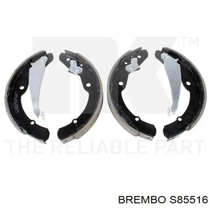S85516 Brembo Барабанные тормозные колодки