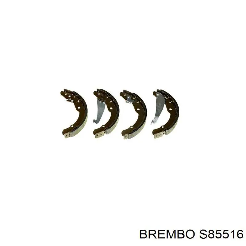 Купить S85516 Brembo Задние барабанные тормозные колодки