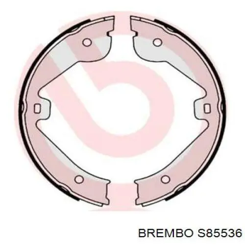 S85536 Brembo колодки ручника (стояночного тормоза)