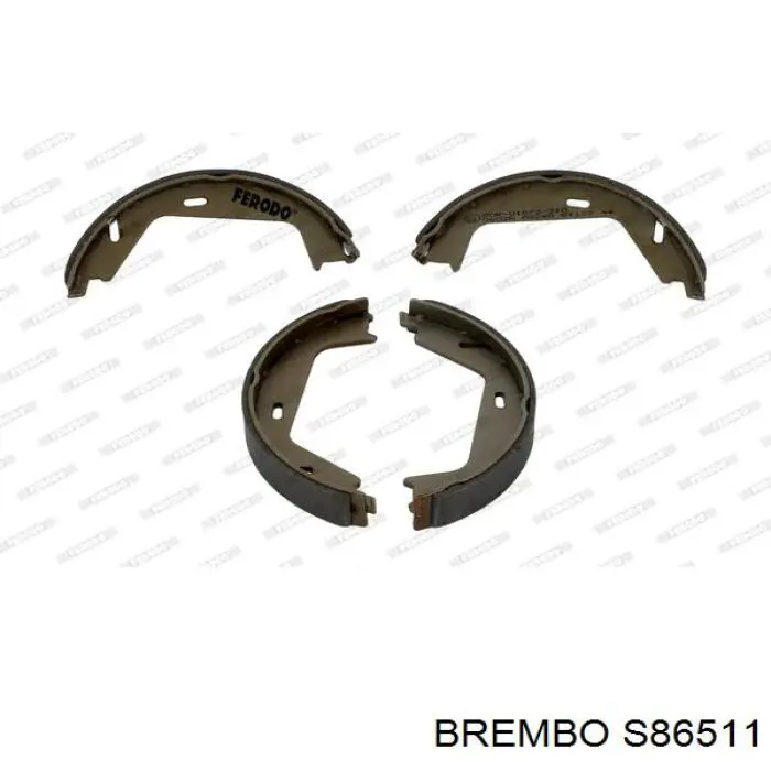 Колодки ручника S86511 Brembo