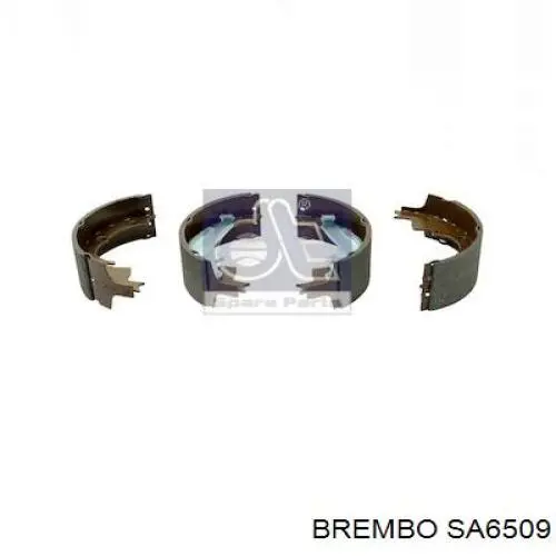 S A6 509 Brembo колодки тормозные задние барабанные
