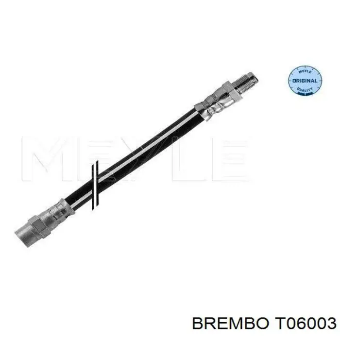 Tubo flexible de frenos trasero T06003 Brembo