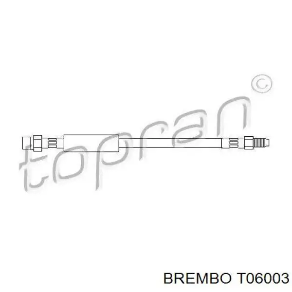 Тормозной шланг задний Brembo T06003 цена, от 6.01 USD