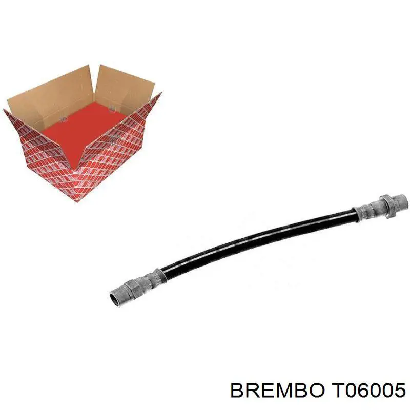 Купить T06005 Brembo Задний тормозной шланг