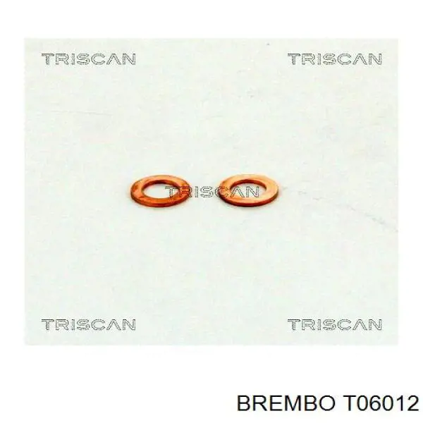Шланг тормозной передний Brembo T06012