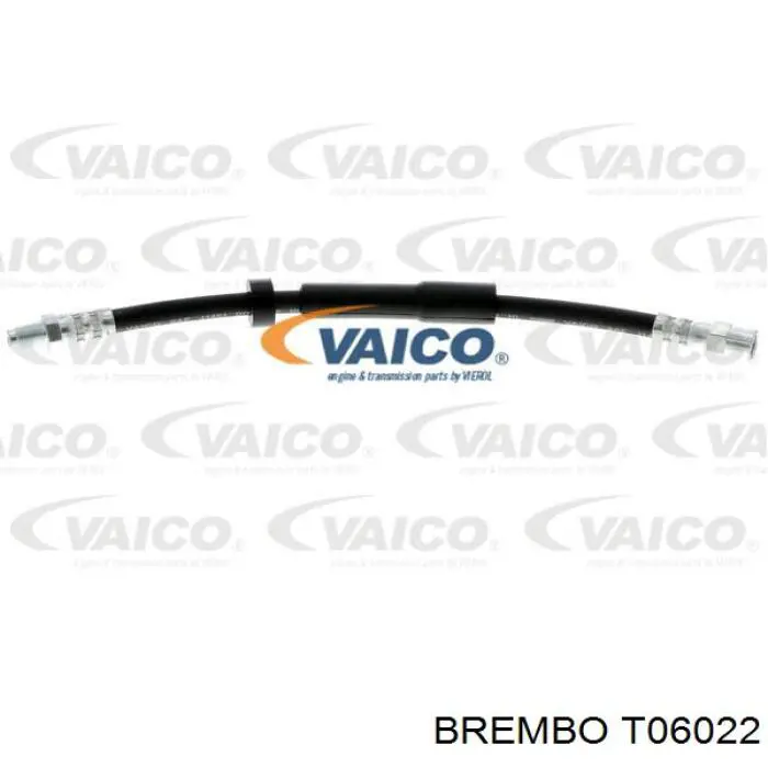 Tubo flexible de frenos trasero T06022 Brembo