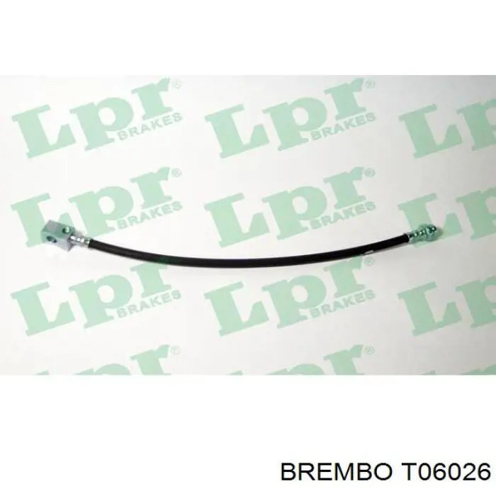 Шланг тормозной передний Brembo T06026