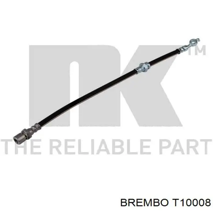 Tubo flexible de frenos trasero derecho T10008 Brembo