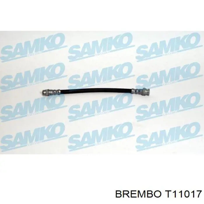 Tubo flexible de frenos trasero T11017 Brembo