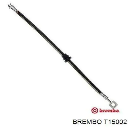 T15002 Brembo шланг тормозной передний