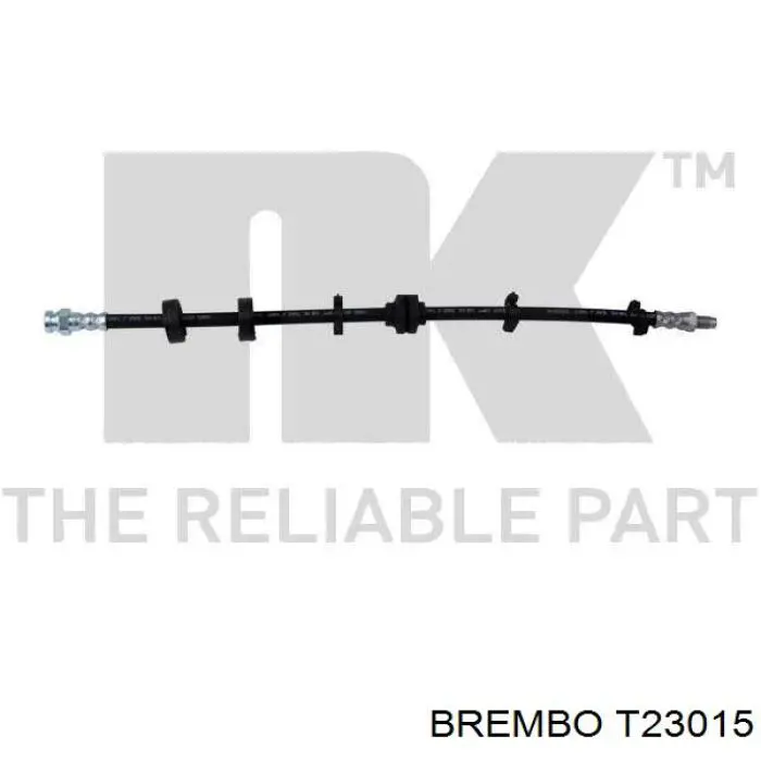 T23 015 Brembo шланг тормозной передний