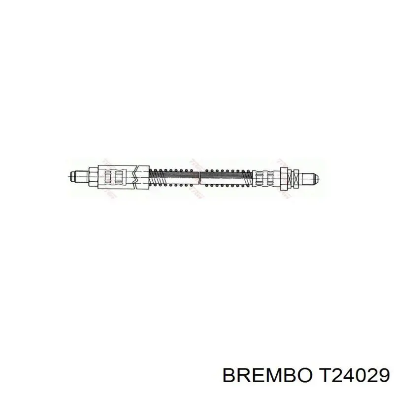 Задний тормозной шланг T24029 Brembo