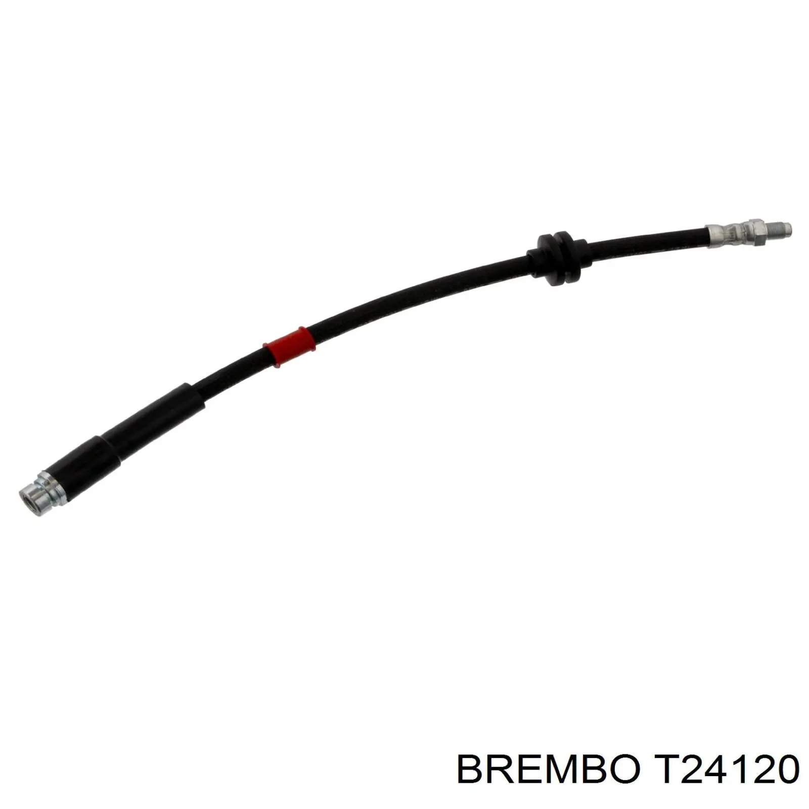 T24120 Brembo шланг тормозной задний