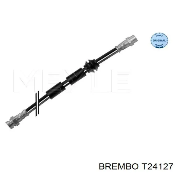 T24127 Brembo шланг тормозной передний