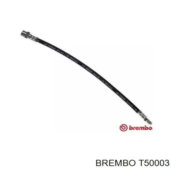T50003 Brembo шланг тормозной передний